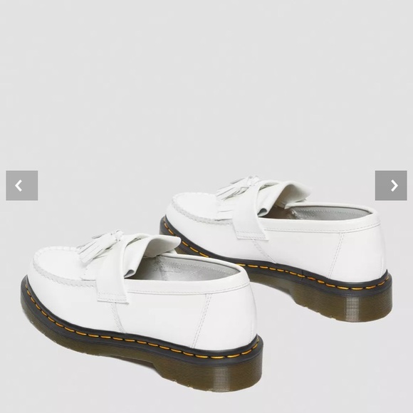 Dr. Martens ADRIAN YELLOW STITCH LEATHER TASSEL LOAFERS ! NWT. Various Sizes - Picture 4 of 13